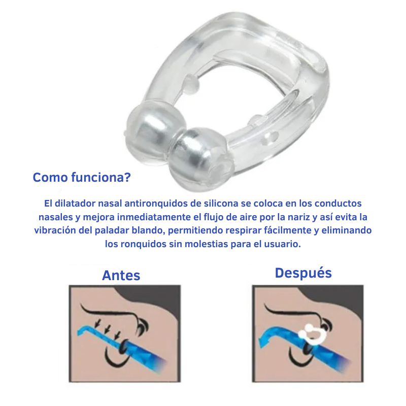Kit con 4 dilatadores Nasales